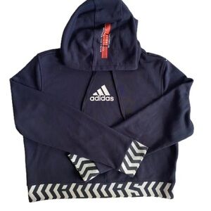 adidas Women's Black and Gray Sweater